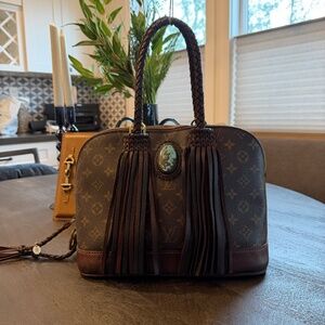LeatherandVodka Louis Vuitton Alma PM brown purse